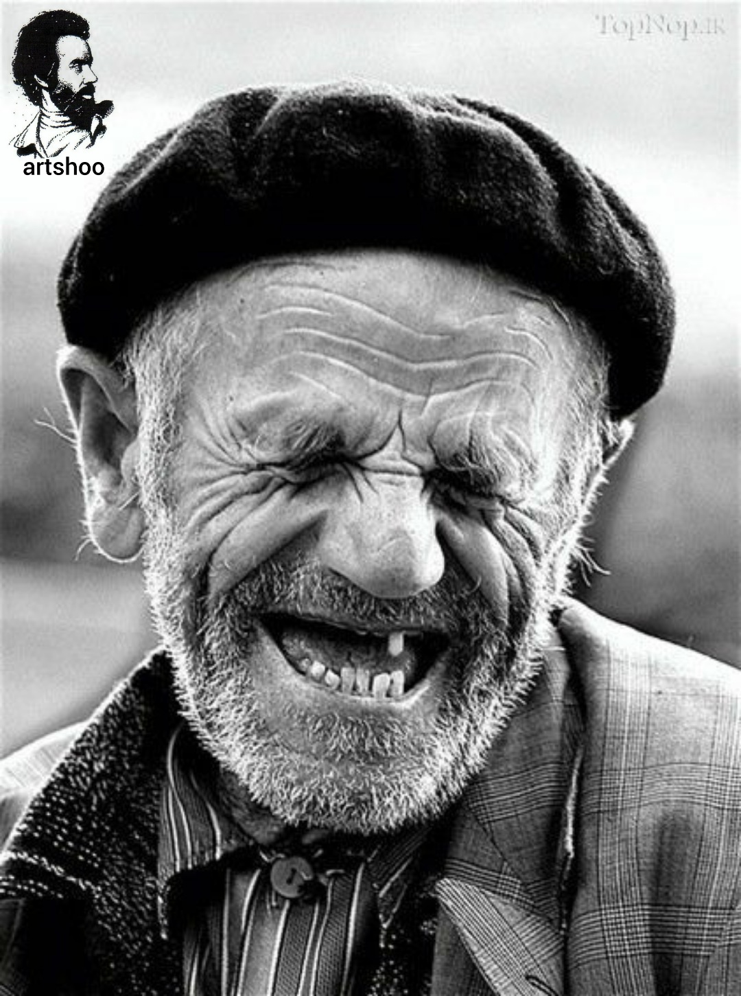 مدل پرتره سیاه قلم